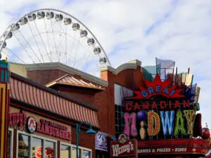 Ferry wheel, Midway, Clifton hill image