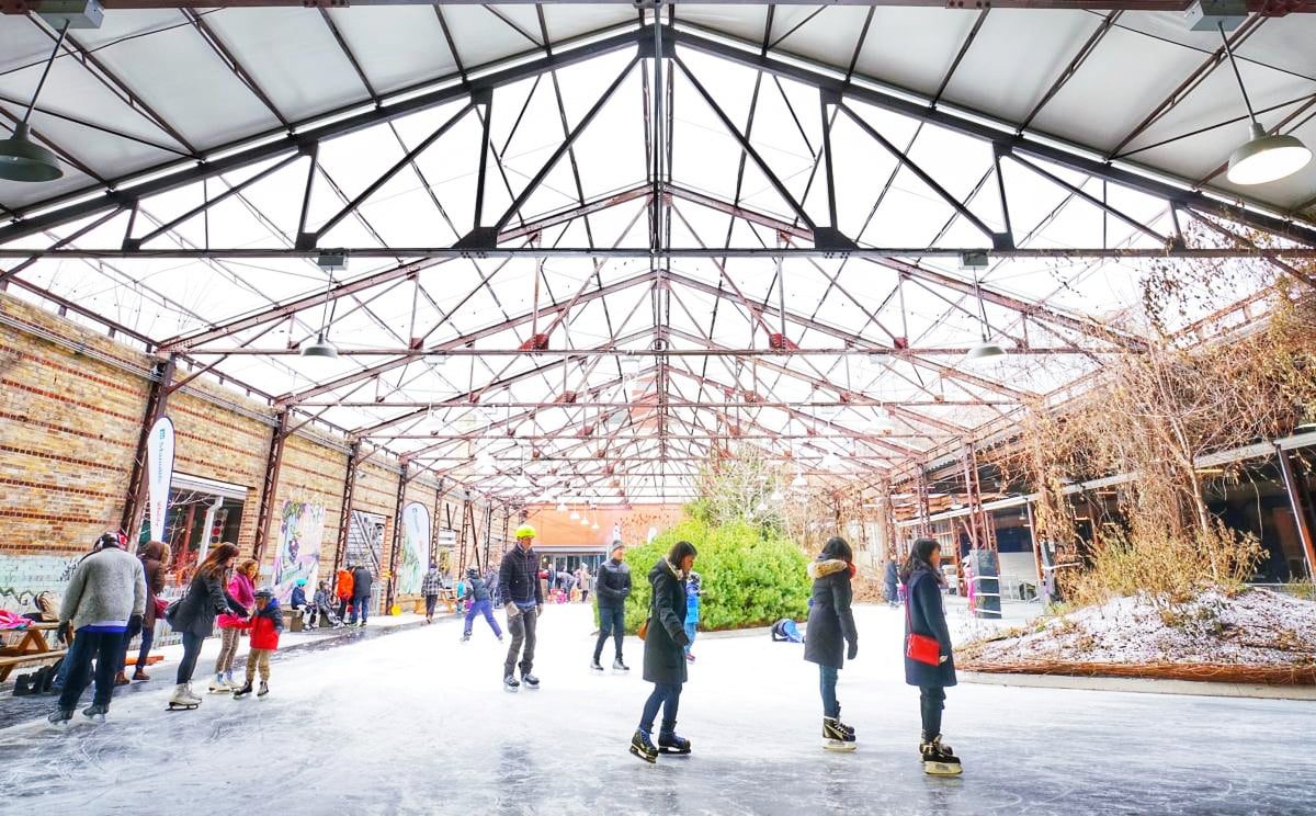 Evergreen Brick Works Park in Toronto