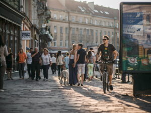 man-riding-his-bike-street