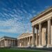 Exterior view of the British Museum in London, UK